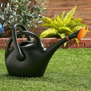 Bloem Easy Pour Watering Can Black with Orange Sprinkler Head