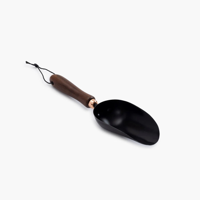Barebones Garden Scoop Stainless Steel with Walnut Handle