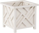Pure Garden Square Lattice Planter Box