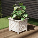 Pure Garden Square Lattice Planter Box