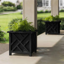 Pure Garden Square Lattice Planter Box